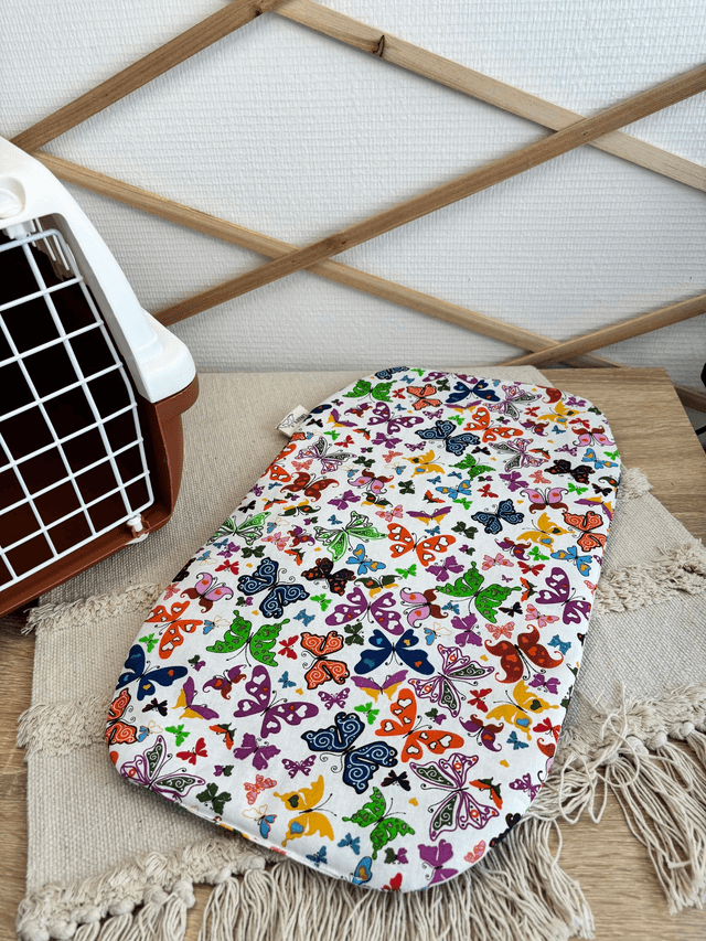 Coussin ovale "papillons"