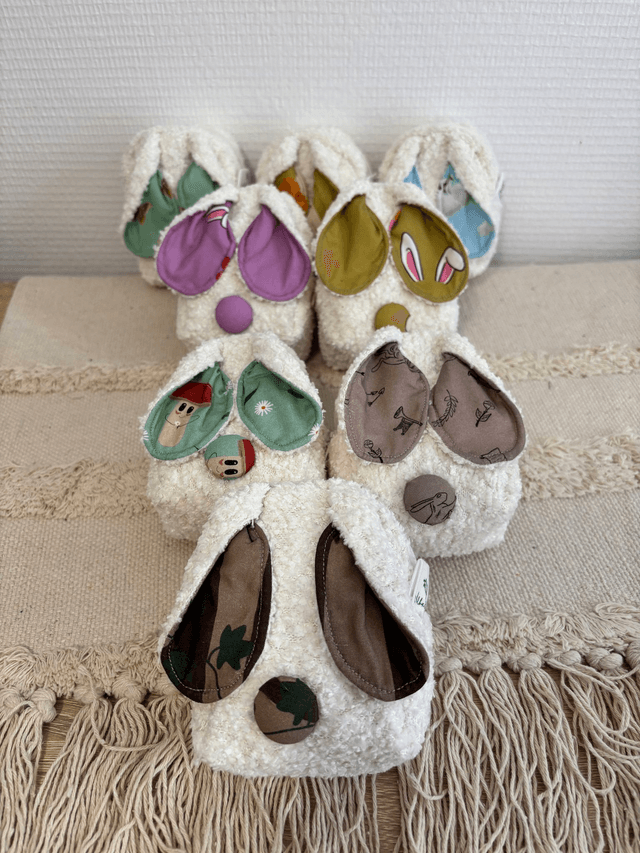 Albertha's Berthi’s – Mini sacs porte-clés à oreilles de lapin 