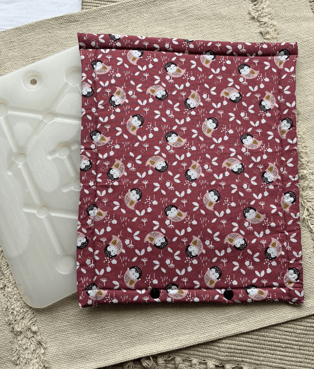 Tapis rafraîchissant "oisillons roses"