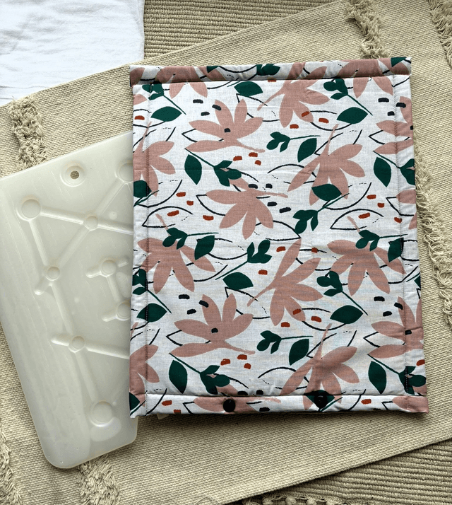 Tapis rafraîchissant "fleurs roses"