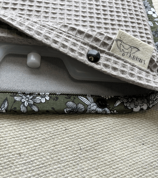 Tapis rafraîchissant "vert et fleurs"